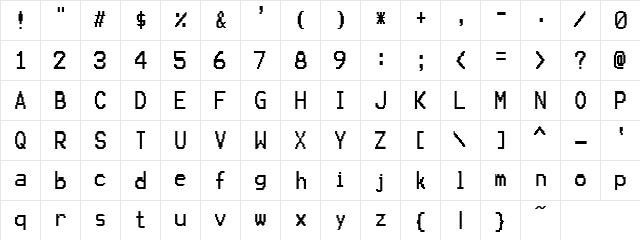Kutir Kalaman Regular  glyph index