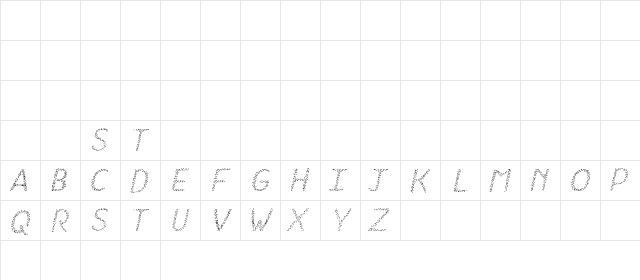 HKH Spring Buds Italic Italic  glyph index