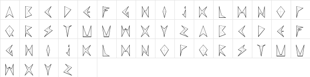 MND Pinballer empty Regular  glyph index