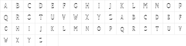 Gold Coast Free Outline Regular  glyph index