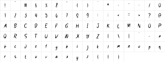 SECRET NUMBER Regular  glyph index