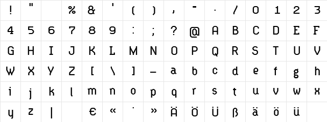 Hydrophilia Liquid  glyph index
