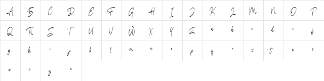 Dioksiany Regular  glyph index