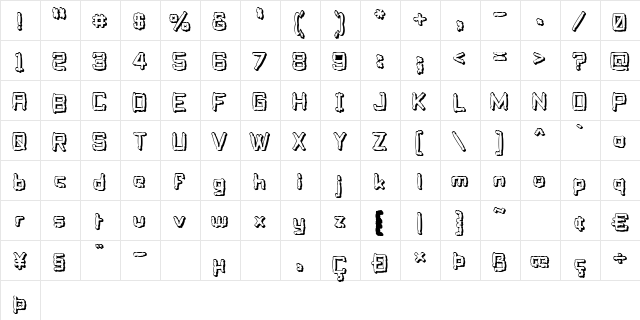 Pillo Talk Soft Regular  glyph index