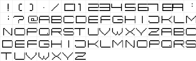 Fisk Bitmap Nr2 Regular  glyph index