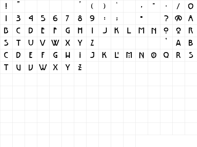 ChelseaStudioA Normal  glyph index