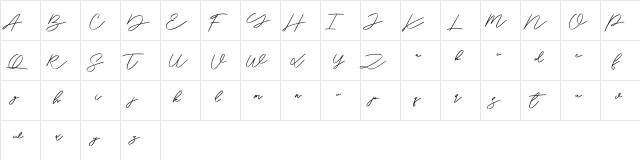 Bhuffets Free Regular  glyph index