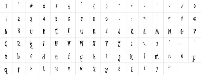 CK Orleans Regular  glyph index
