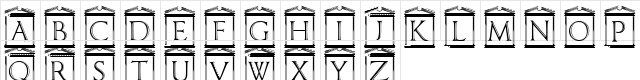PaladinCapitals Regular  glyph index