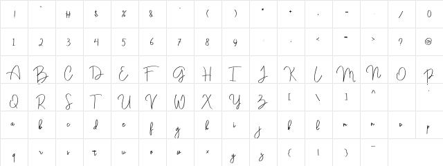 Darkwell 2 Regular DEMO Regular  glyph index