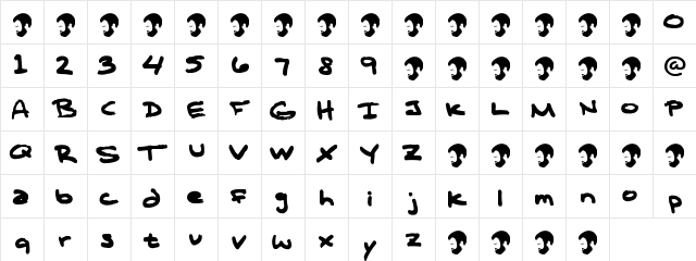T Complana Z-1 Regula  glyph index