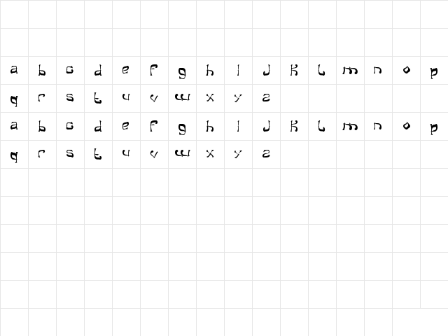 midnight show Regular  glyph index