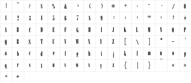 Mangrio-Aziz_Herodep Regular  glyph index