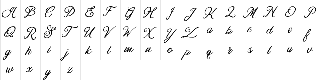 Emerland FREE Regular  glyph index