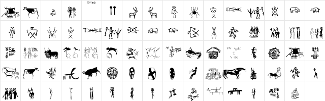 AIBeforeTheAlphabetI Regular  glyph index