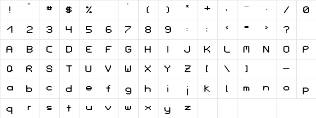Slice Regular  glyph index