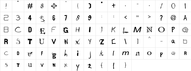 Fh_Join Regular  glyph index