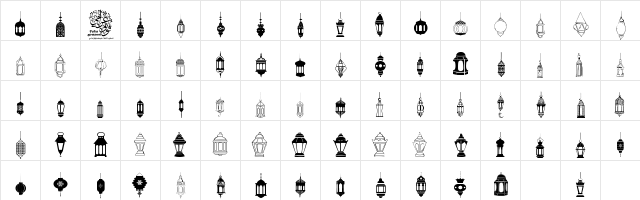 fotograami - lamp islamic Regular  glyph index