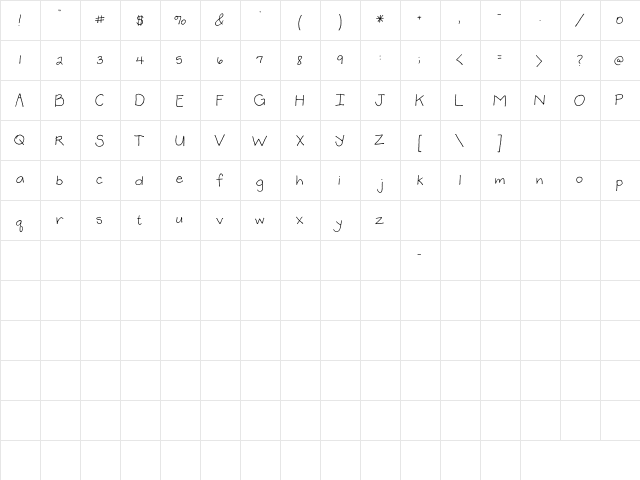 2Peas Melissa 2Peas Melissa  glyph index