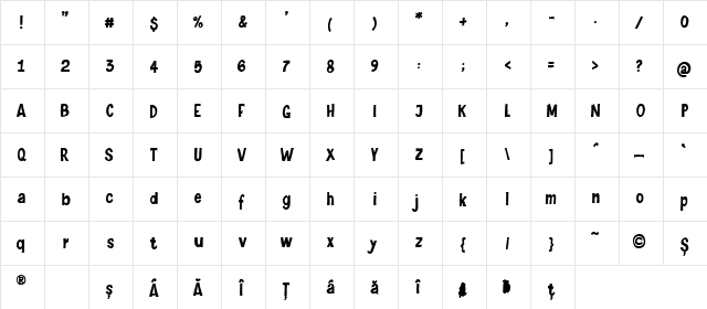 LeviNaiveLetter 1  glyph index