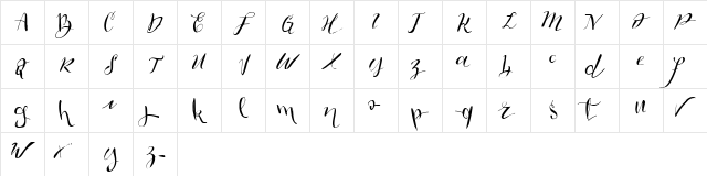 Vtks Brilhante 2 Regular  glyph index