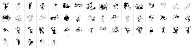 XmasOne Regular  glyph index