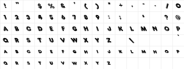Secrets 1 Regular  glyph index
