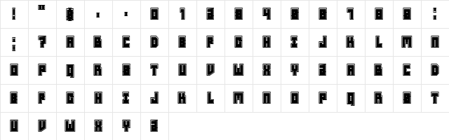 Players College Regular  glyph index
