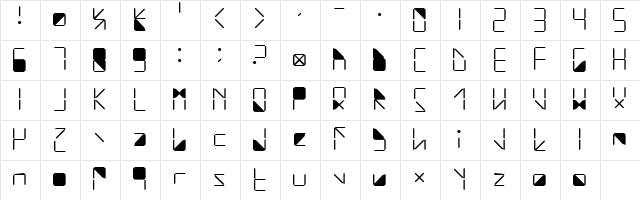 water in my casio Regular  glyph index