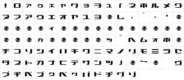 SUMMERCAMPKa Regular  glyph index