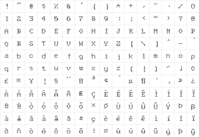 Anger is a gift Regular  glyph index