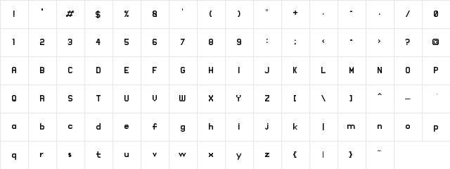 Newsfont Regular  glyph index