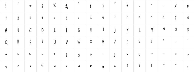 Cosmos Logic Demo Version Regular  glyph index