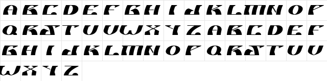 Nu shto Regular  glyph index