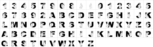 LMS Preforming Pachyderm Regular  glyph index