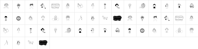 BonecaS de Pano Regular  glyph index