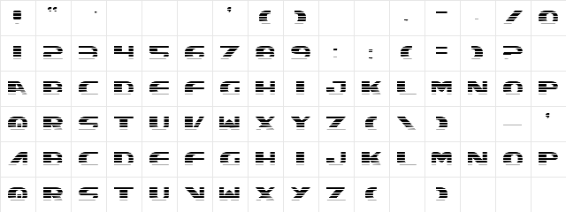Excelsior Gradient Gradient  glyph index