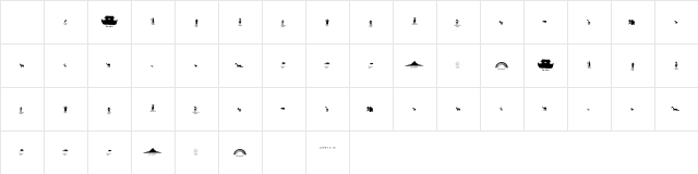 Noah's Ark Regular  glyph index