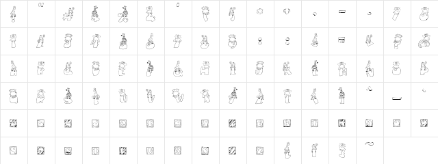 LDJ Baby Animals Regular  glyph index