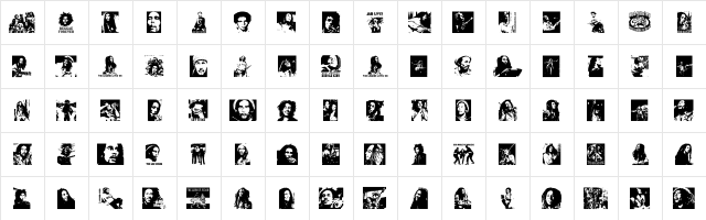 BOB The Lion Singer BOB The Lion Singer  glyph index