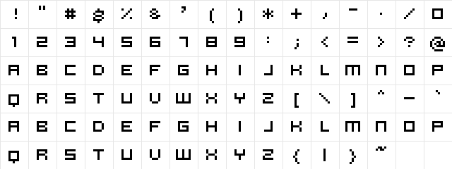 peterpan Regular  glyph index