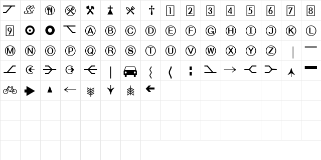 FormatPiTwoSSK Regular  glyph index