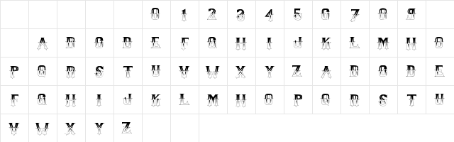 Witham Reguler Regular  glyph index