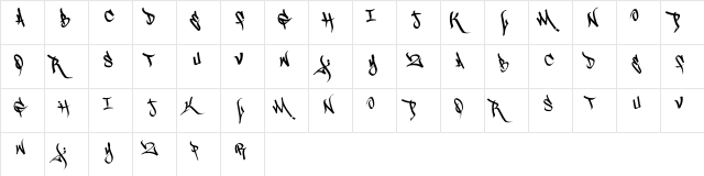 Scrawler3_free Scrawler3_free  glyph index