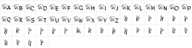 KG WP Regular  glyph index