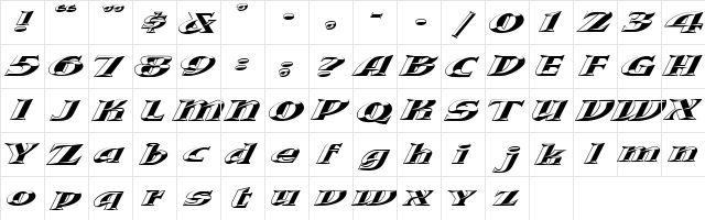 3 RaceCL DNA Regular  glyph index