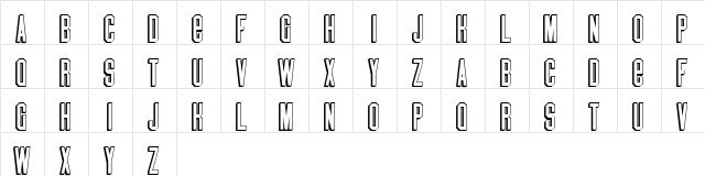 BlindMelon Regular  glyph index