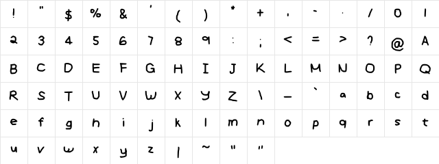 GHR Aguiana (Recommended by @ Regular  glyph index