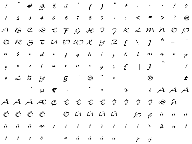 Legal Fees 5 Regular  glyph index