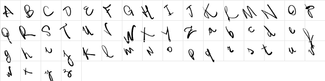 Vtks Zamioyn4 Regular  glyph index